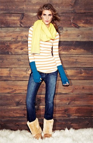 Утепленные джинсовые брюки