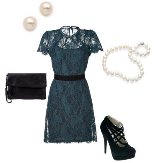 Платья с кружевными рукавами