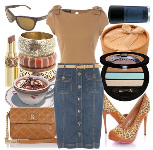 25 вариантов модных джинсовых юбок