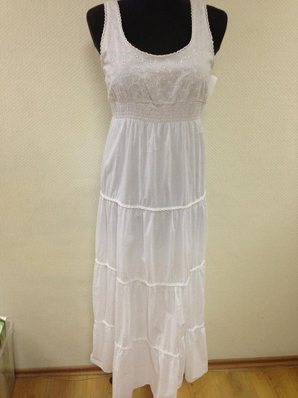 Роскошь длинного летнего сарафана